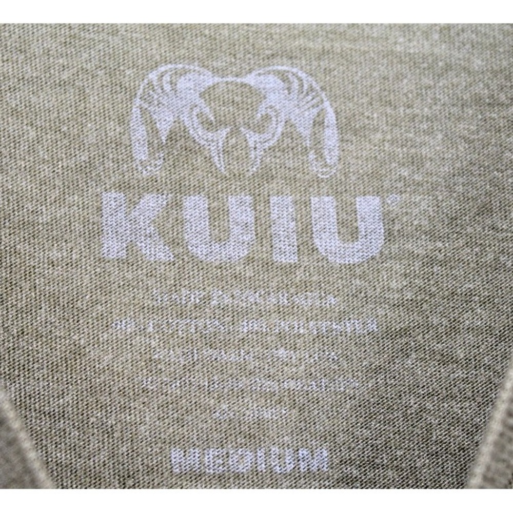 KUIU T-Shirt Mens Medium Green Short Sleeve Ultralight Hunting Camo Graphic USA - Picture 9 of 9